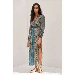 New We Select Dresses Bhanuni by Jyoti Patterned Maxi Dress Size 2